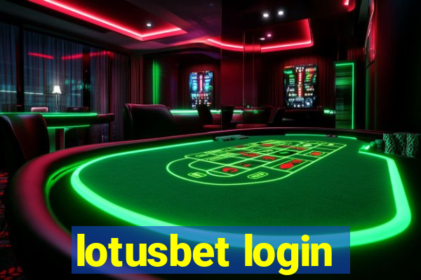 lotusbet login